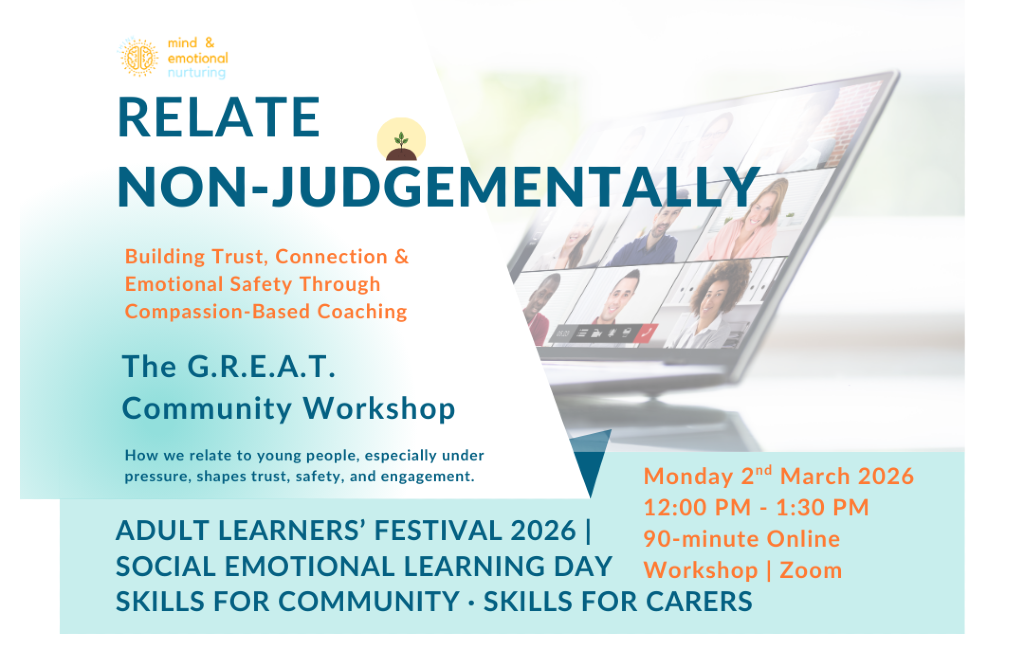 RELATE NON-JUDGEMENTALLY: The G.R.E.A.T. Community Workshop